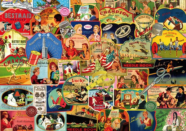 Piatnik (541445) - "Needle Books" - 1000 pieces puzzle