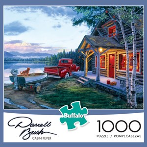 Buffalo Games (11229) - Darrell Bush: "Cabin Fever" - 1000 pieces puzzle