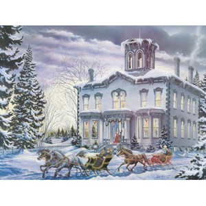 Cobble Hill (54333) - "Christmas at Kilbride" - 275 pieces puzzle
