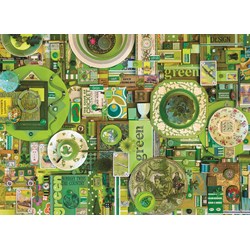 Cobble Hill (51864) - Shelley Davies: "Green" - 1000 pieces puzzle