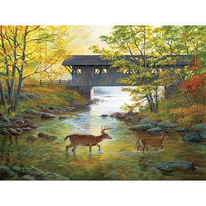 SunsOut (51979) - Persis Clayton Weirs: "Rock Creek Crossing" - 500 pieces puzzle