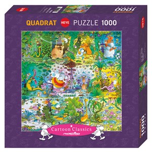 Heye (29799) - Guillermo Mordillo: "Wildlife" - 1000 pieces puzzle