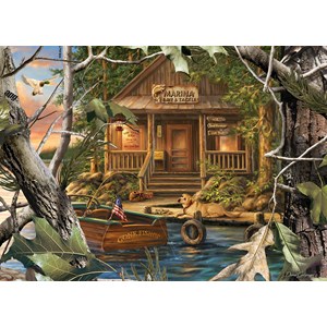 MasterPieces (71754) - Dona Gelsinger: "Gone Fishing" - 1000 pieces puzzle