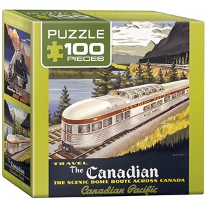 Eurographics (8104-0322) - "The Canadian (Mini)" - 100 pieces puzzle