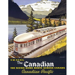 Eurographics (8104-0322) - "The Canadian (Mini)" - 100 pieces puzzle