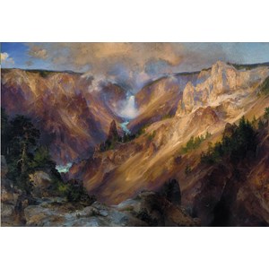 Pomegranate (AA611) - Thomas Moran: "The Grand Canyon of the Yellowstone" - 1000 pieces puzzle