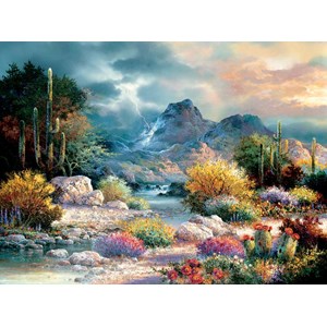 SunsOut (18085) - James Lee: "Springtime Valley" - 1000 pieces puzzle