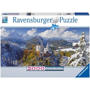 Ravensburger (16691) - "Neuschwanstein Castle" - 2000 pieces puzzle