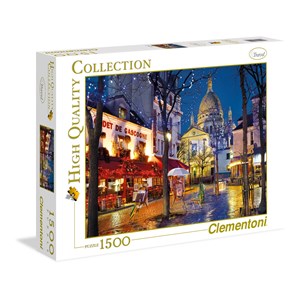 Clementoni (31999) - "Paris, Montmartre" - 1500 pieces puzzle