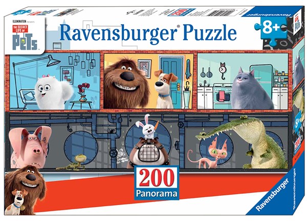 Ravensburger (12834) - "Secret Life of Pets" - 200 pieces puzzle