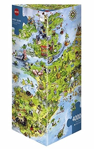 Heye (08854) - Marino Degano: "United Dragons of Europe" - 4000 pieces puzzle