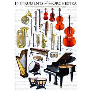 Eurographics (6000-1410) - "Instruments of the Orchestra" - 1000 pieces puzzle