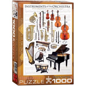 Eurographics (6000-1410) - "Instruments of the Orchestra" - 1000 pieces puzzle