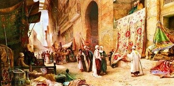 Anatolian (PER3751) - "Carpet Sale in Cairo" - 1500 pieces puzzle