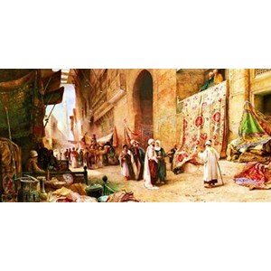 Anatolian (PER3751) - "Carpet Sale in Cairo" - 1500 pieces puzzle