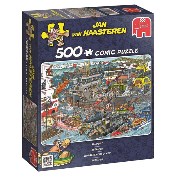 Jumbo (19012) - Jan van Haasteren: "Sea Loading Dock" - 500 pieces puzzle