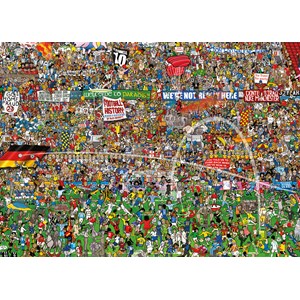 Heye (29205) - Alex Bennett: "Football History + Poster" - 3000 pieces puzzle