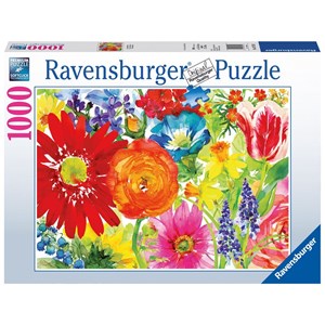 Ravensburger (19729) - "Abundant Blooms" - 1000 pieces puzzle