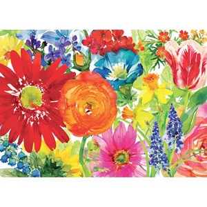 Ravensburger (19729) - "Abundant Blooms" - 1000 pieces puzzle