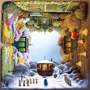 Anatolian (PER1012) - Jacek Yerka: "Four Seasons Garden" - 1000 pieces puzzle