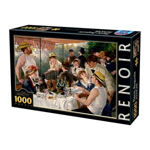 D-Toys (74584) - Pierre-Auguste Renoir: "Luncheon of the Boating Party" - 1000 pieces puzzle
