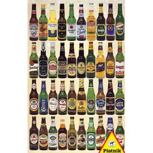 Piatnik (562549) - "Beer Bottles" - 1000 pieces puzzle