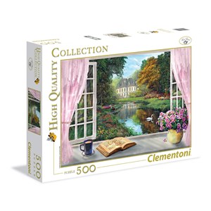Clementoni (35011) - Dominic Davison: "View on the Garden" - 500 pieces puzzle