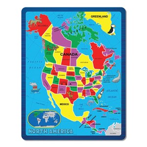 A Broader View (651) - "North America (The Continent Puzzle)" - 55 pieces puzzle