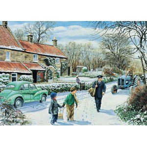 Falcon (11100) - Trevor Mitchell: "Winter Round" - 500 pieces puzzle