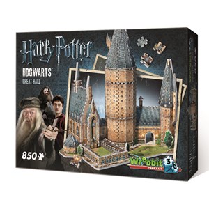 Wrebbit (W3D-2014) - "Hogwarts Great Hall" - 850 pieces puzzle