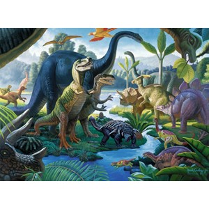 Ravensburger (10740) - "Land of the Giants" - 100 pieces puzzle