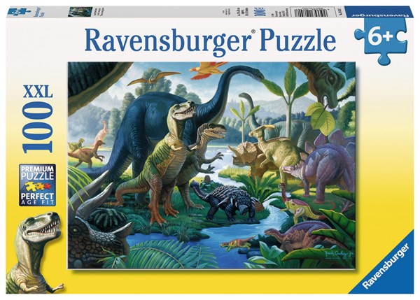 Ravensburger (10740) - "Land of the Giants" - 100 pieces puzzle