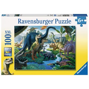 Ravensburger (10740) - "Land of the Giants" - 100 pieces puzzle