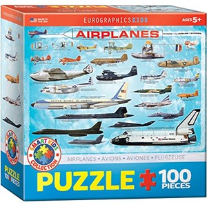 Eurographics (6100-0086) - "Airplanes" - 100 pieces puzzle