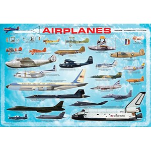 Eurographics (6100-0086) - "Airplanes" - 100 pieces puzzle