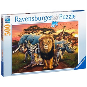 Ravensburger (14177) - "African Splendour" - 500 pieces puzzle