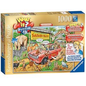 Ravensburger (19550) - "WHAT IF? #13 - Safari Park" - 1000 pieces puzzle