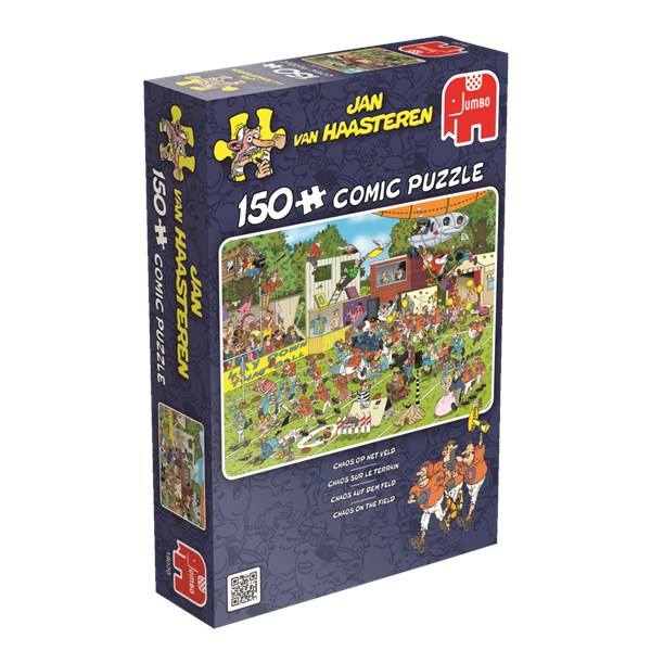 Jumbo (19020) - Jan van Haasteren: "Chaos on the Field" - 150 pieces puzzle
