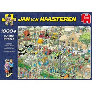 Jumbo (19063) - Jan van Haasteren: "The Farm" - 1000 pieces puzzle