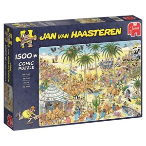 Jumbo (19059) - Jan van Haasteren: "Oasis" - 1500 pieces puzzle