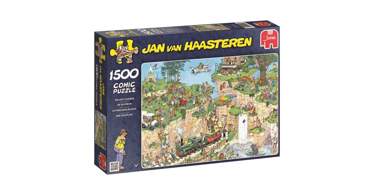 (01555) - Jan van Haasteren: "The Golf Course" - 1500 pieces puzzle