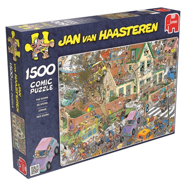 Jumbo (01498) - Jan van Haasteren: Storm" - 1500 pieces puzzle