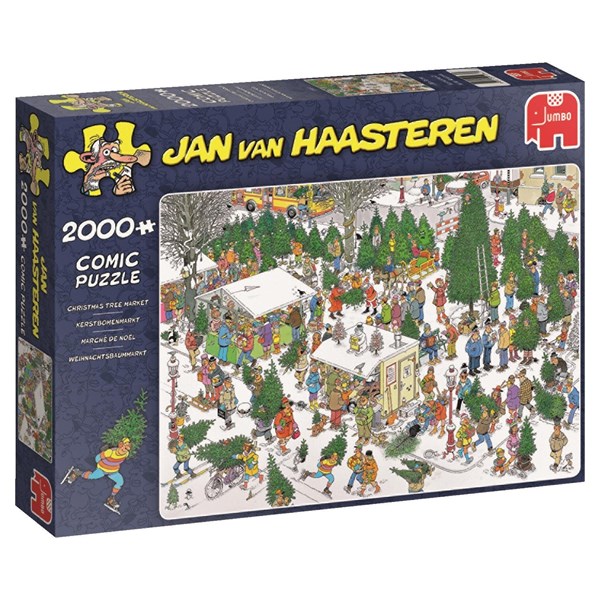 Tragisch afvoer lichtgewicht Jumbo (19062) - Jan van Haasteren: "Christmas Tree Market" - 2000 pieces  puzzle