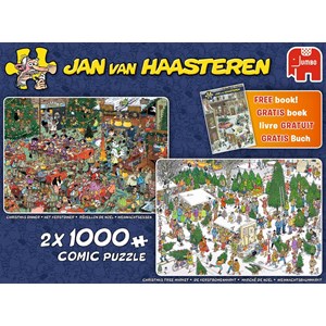 Jumbo (19061) - Jan van Haasteren: "X-Mas Gifts" - 1000 pieces puzzle