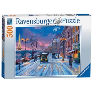 Ravensburger (14741) - "Winter in Paris" - 500 pieces puzzle