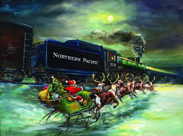 SunsOut (76022) - "North Pole Express" - 1000 pieces puzzle