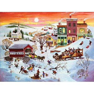 SunsOut (14070) - Bob Pettes: "Winter Wonderland" - 1000 pieces puzzle