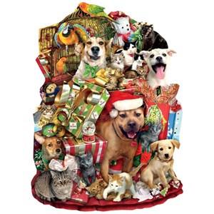 SunsOut (95708) - Lori Schory: "Pile of Presents" - 1000 pieces puzzle