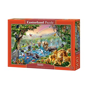 Castorland (B-52141) - "Jungle River" - 500 pieces puzzle