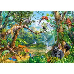 Castorland (B-52776) - "Life Hidden in Jungle" - 500 pieces puzzle